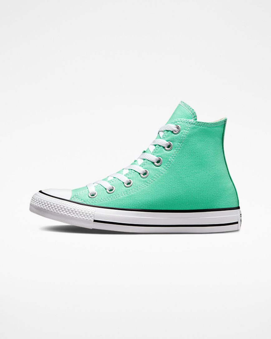 Tenisky Vysoke Converse Chuck Taylor All Star Seasonal Color Damske Tyrkysové Biele Čierne | SK PDOS115